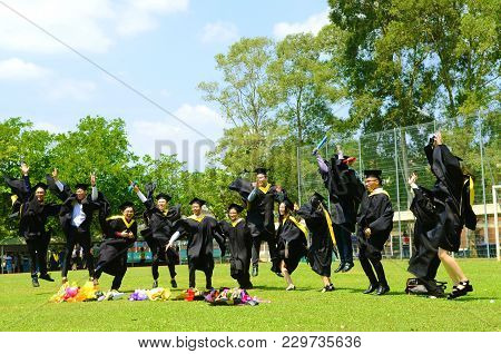 Setapak, Kuala Lumpur, Malaysia. Feb 11, 2018:graduates From Universiti Tunku Abdul Rahman (utar) Sh