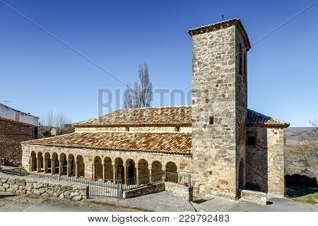 Romanesque Church Of San Salvador De Carabias Siguenza Guadalajara Province, Castilla La Mancha Spai