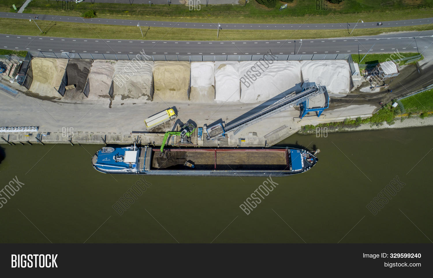 Loading Barge Sand Image & Photo (Free Trial) Bigstock