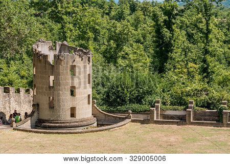 Scarzuola, The Ideal City, The Surreal Work Of Art Designed By Tommaso Buzzi, Inside The Park Of Anc