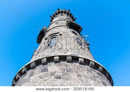 Decinsky Sneznik Lookout Tower On The Top Of Decinsky Sneznik Mountain, German: Hoher Schneeberg. Pr