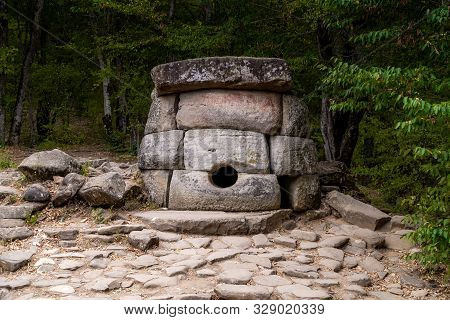 Gelendzhik District, Ancient Dolmens In The Valley Of The River Zhane.