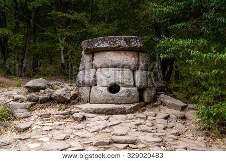 Gelendzhik District, Ancient Dolmens In The Valley Of The River Zhane.