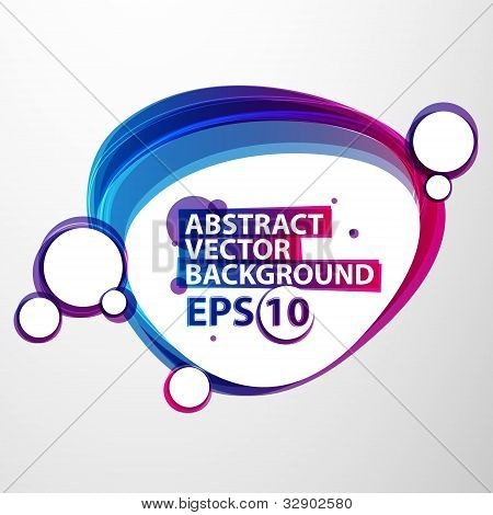 Abstrakti kupla vector tausta