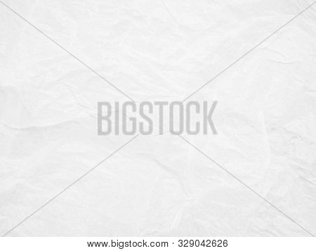 White Recycled Craft Paper Texture As Background. Grey Paper Texture, Old Vintage Page Or Grunge Vig