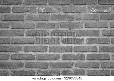Abstract Wall Black Brick Wall Texture Background Pattern, Brick Surface Backgrounds. Vintage Brickw