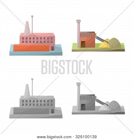 Isolated Object Of Source And Environment Sign. Set Of Source And Bio Vector Icon For Stock.