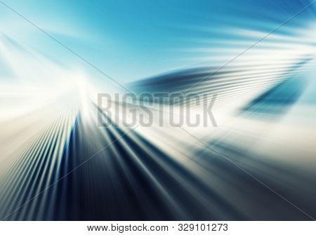 abstract colourful background with light and straight lines of light rays spreading in different directions