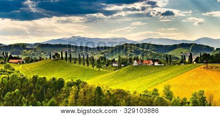 Panorama, Austria, Styria, Wine Producing Country, Old Wine-growing Country, Southern Styria