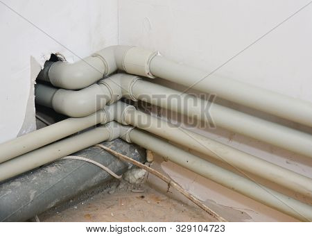 Pp (polypropylene) Pipes A Good Choice For In-house Warm Water Supply. Heating House Polypropylene P