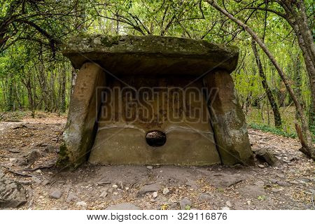 Gelendzhik District, Ancient Dolmens In The Valley Of The River Zhane.