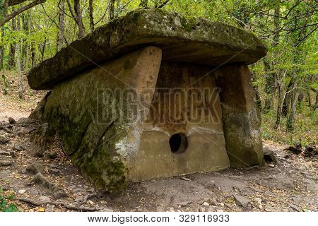 Gelendzhik District, Ancient Dolmens In The Valley Of The River Zhane.
