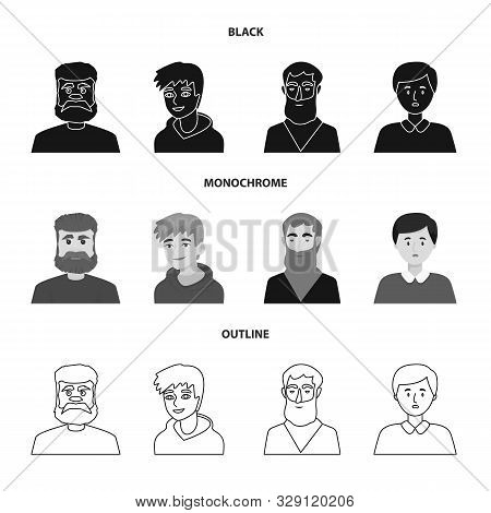 Vector Illustration Of Clothing And Fashion Sign. Set Of Clothing And Nationality Vector Icon For St