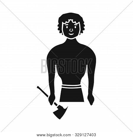 Vector Illustration Of Fireman And Firefighter Icon. Set Of Fireman And Man Vector Icon For Stock.