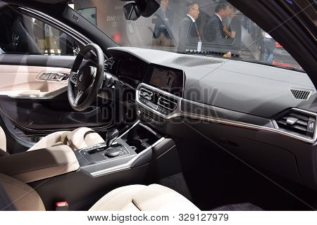 Frankfurt, Germany, September 09-2019: Bmw The3 330D Xdrive Iaa 2019