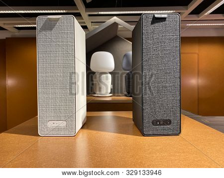 Orlando, Fl/usa -10/19/19:sonos Speakers On Display At Ikea.  Sonos Is An American Consumer Electron