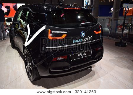 Frankfurt, Germany, September 10-2019: Bmw The I3S Iaa 2019