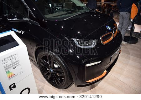 Frankfurt, Germany, September 10-2019: Bmw The I3S Iaa 2019