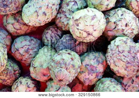 Image Of Chirimoya Fruits At Local Market