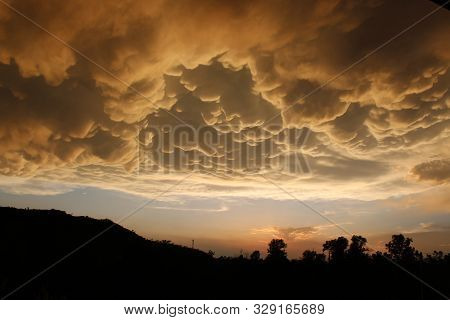 Clouds During Summer In Kangra Distt Of Himachal Pradesh