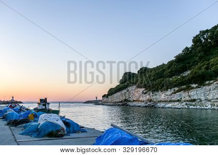 View Of The Black Sea From The Shore Of Agva . Turkey