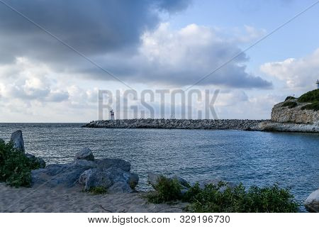 View Of The Black Sea From The Shore Of Agva . Turkey