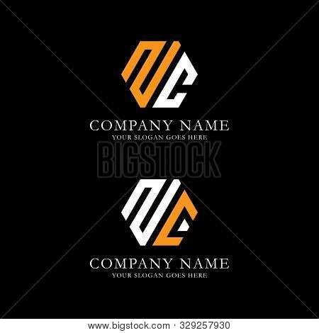 Zc Z C Letter Logo Designs, Hexagonal Logo Vector, Initial Name Logo Template