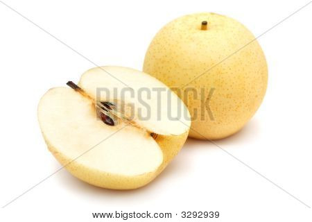 Gesneden Nashi-peren