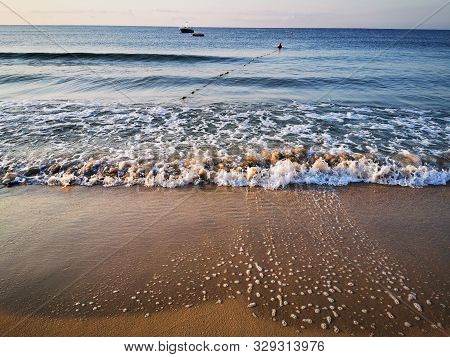 Bulgarian Black Sea In Ravda Village