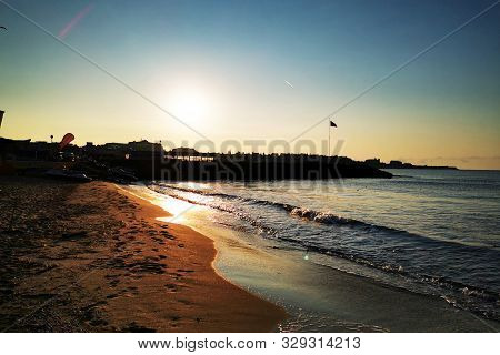 Bulgarian Black Sea In Ravda Village