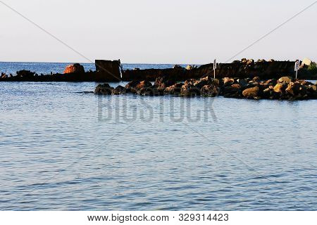 Bulgarian Black Sea In Ravda Village