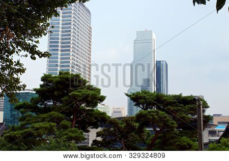 View At Kangnam Buildings From The Hang River