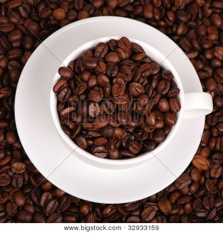 Vista dall'alto del caffè