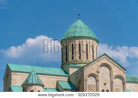 Bagrati Cathedral Orthodox Church (xi Century) In Kutaisi City, Georgia