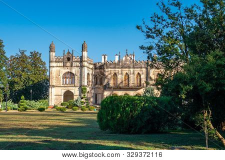 Dadiani Palaces Historical And Architectural Museum Located Inside A Park In Zugdidi, Georgia.