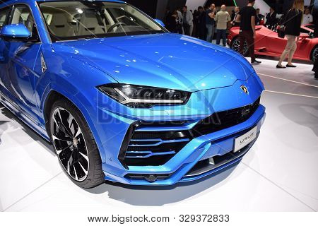 Frankfurt, Germany, September 09-2019: Lamborghini Urus Iaa 2019