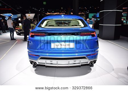 Frankfurt, Germany, September 09-2019: Lamborghini Urus Iaa 2019