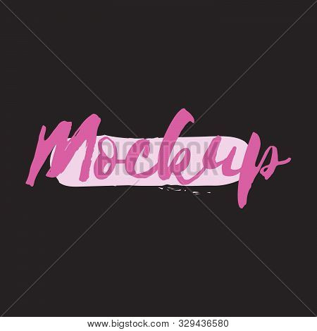Makeup Icon Beauty Vektor Pink Backround Design