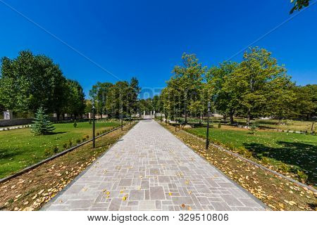 park garden of Shusha landmark of Artsakh Nagorno-Karabakh Armenia eastern Europe