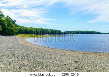 View Of The Kejimkujik Lake And Beach, In Kejimkujik National Park, Nova Scotia, Canada