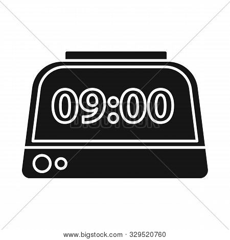 Vector Design Of Clock And Timer Sign. Graphic Of Clock And Alarm Vector Icon For Stock.