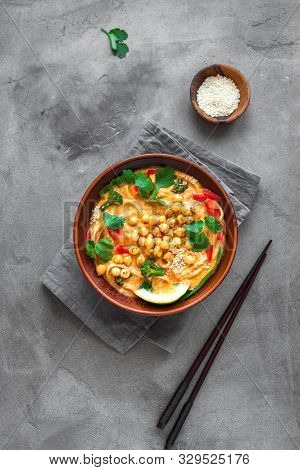 Vegetarian Laksa Soup