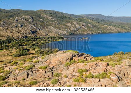 Lake of Sanabria near Puebla de Sanabria, Castilla y Leon, Spain