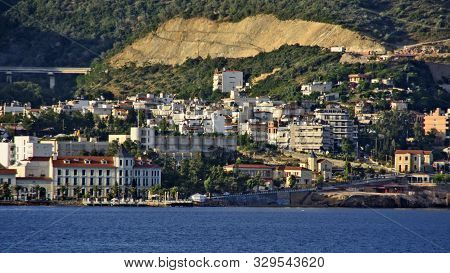 Panorama Of Loutra Edipsou Evia Island