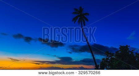 Beautiful Sunset Of The Caribbean