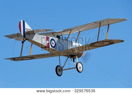 Tyabb, Australia - March 9, 2014: Sopwith Pup (replica) Vh-psp Operated By The Royal Australian Air 