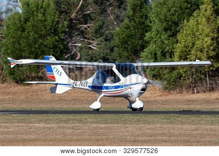 Tyabb, Australia - March 9, 2014: Flight Design Ctls Two Seat Light Aircraft Carrying Registration 2