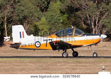 Tyabb, Australia - March 9, 2014: Former Royal Australian Air Force (raaf) New Zealand Aerospace Ct-