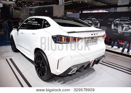 Frankfurt, Germany, September 09-2019: Wei Vv7 Gt Pro Phev Iaa 2019