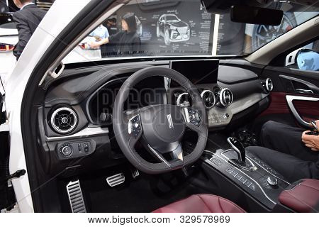 Frankfurt, Germany, September 09-2019: Wei Vv7 Gt Pro Phev Iaa 2019